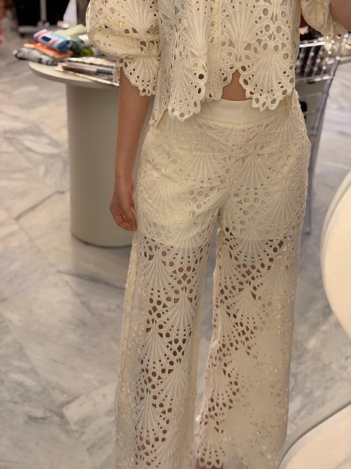Ensemble Éclat Broderie Anglaise