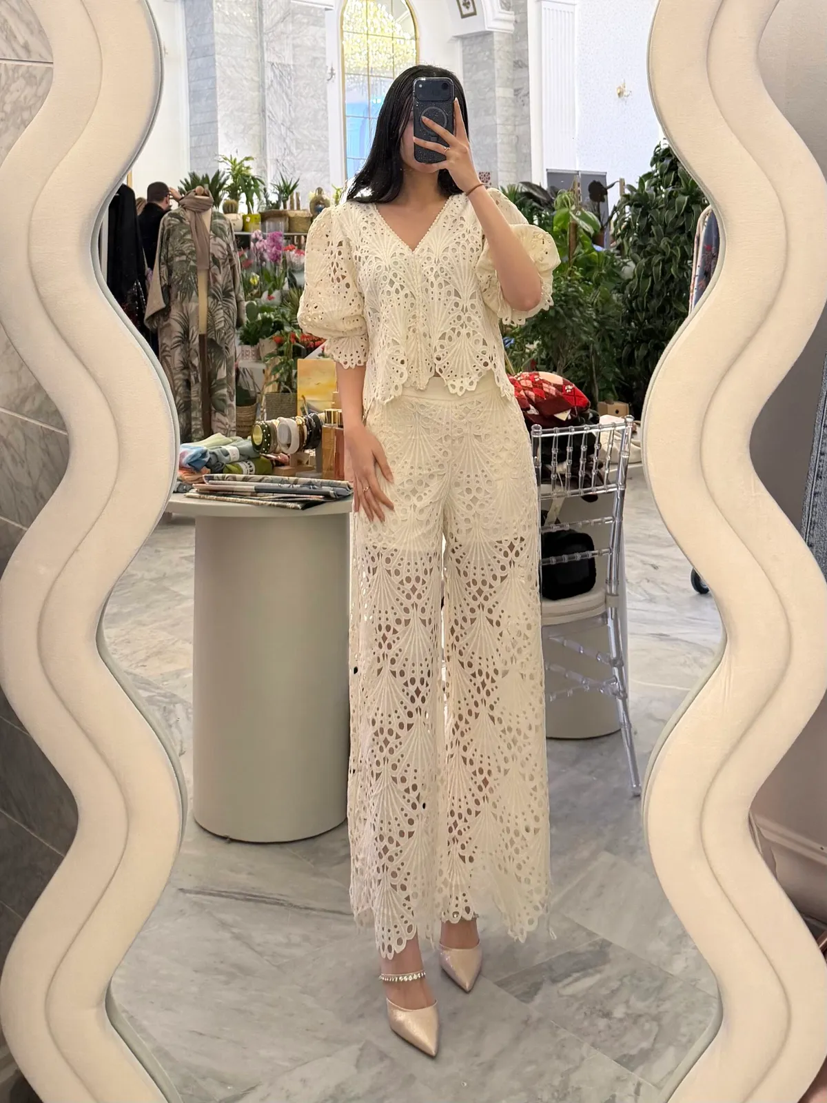 Ensemble Éclat Broderie Anglaise