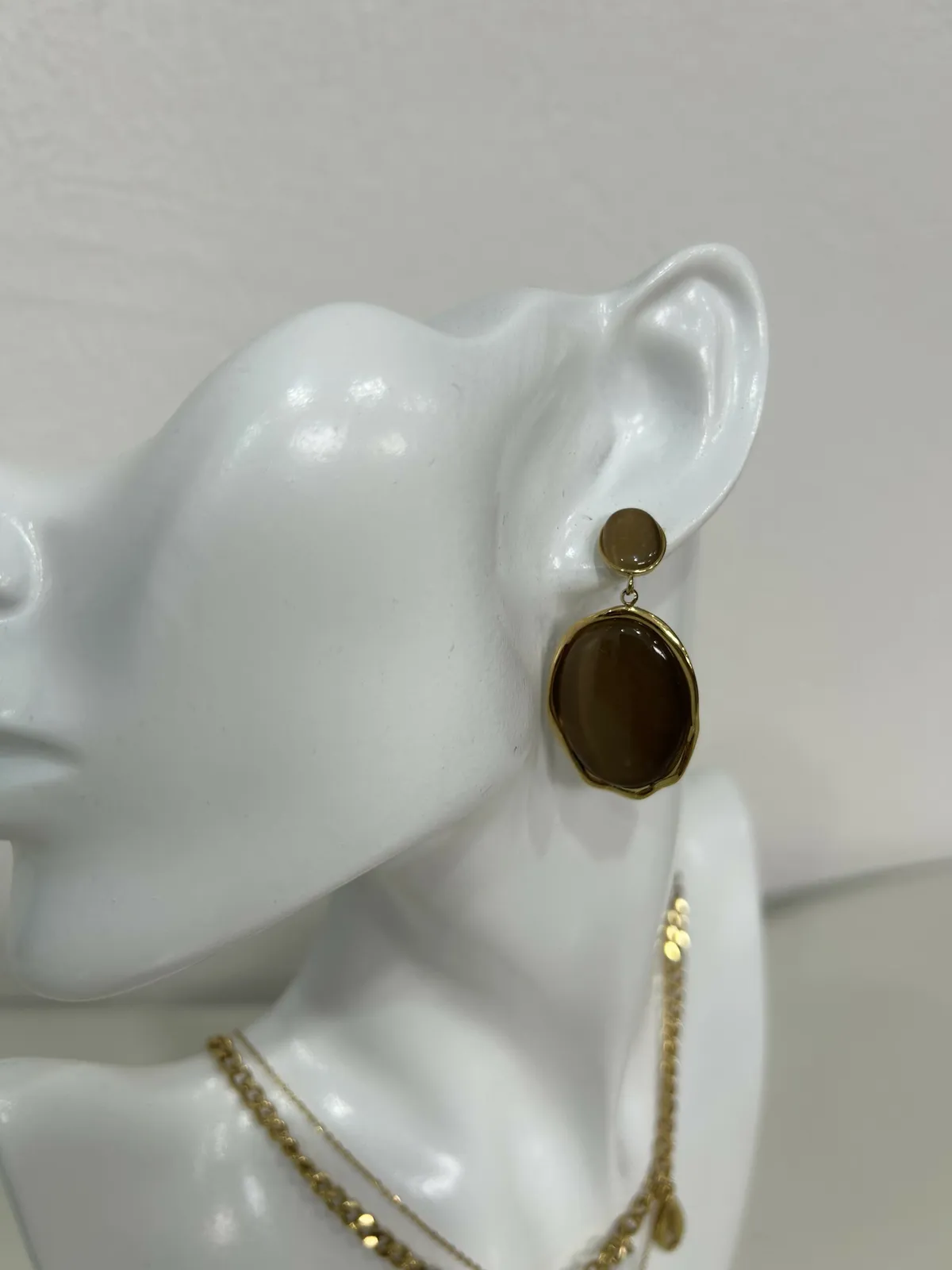 Boucles Ambre Doré