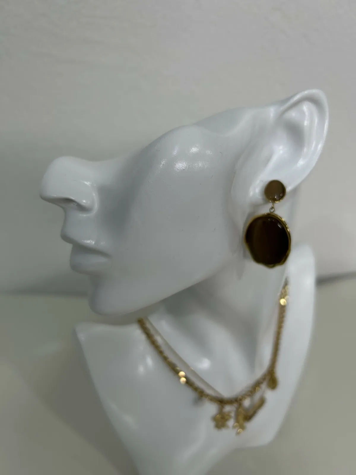 Boucles Ambre Doré