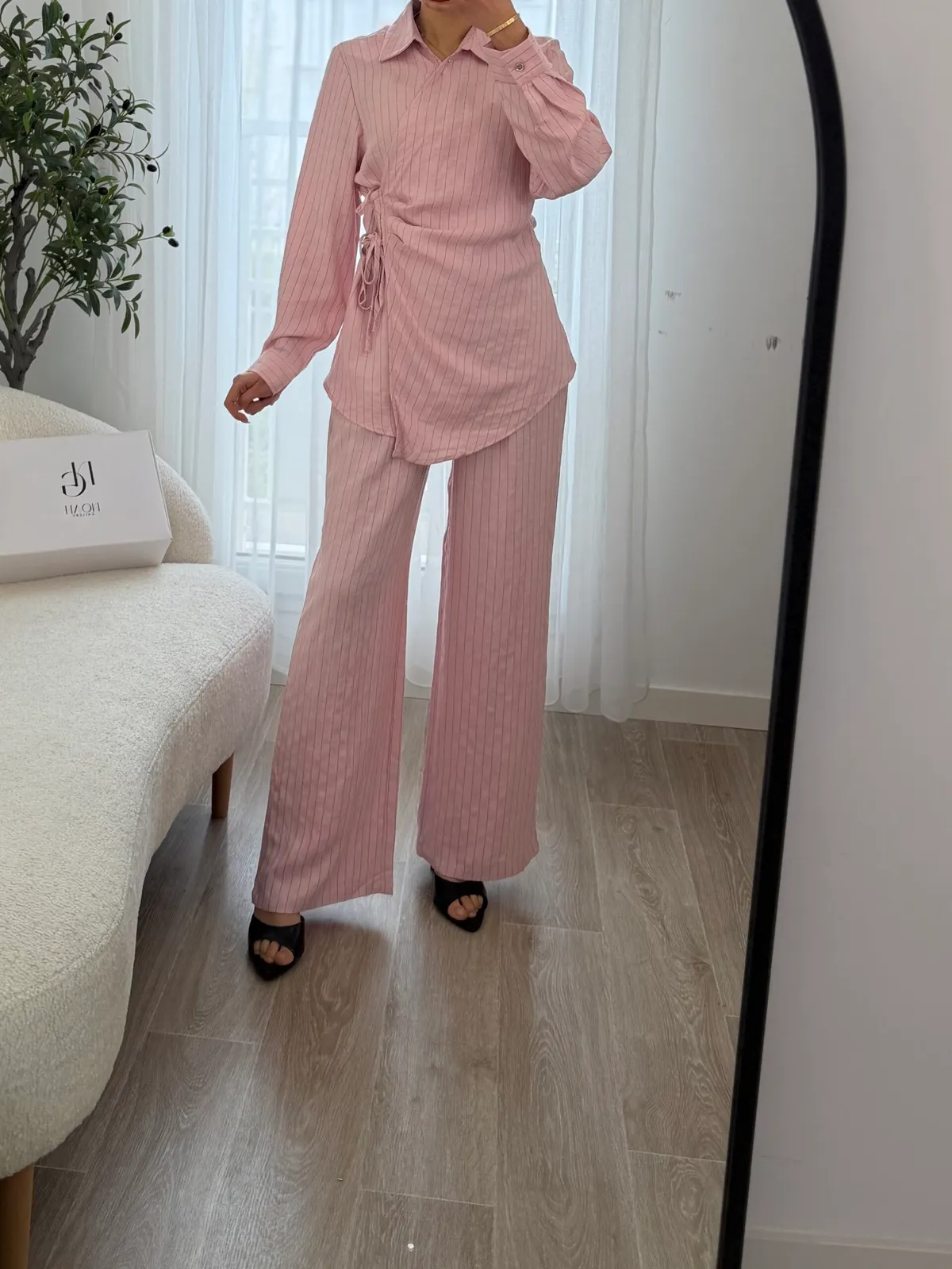 Ensemble Rose en Lin