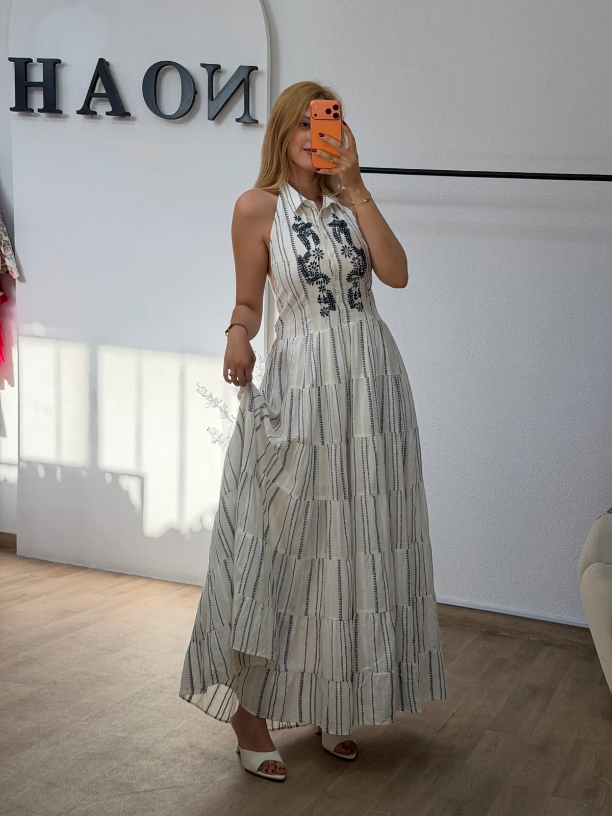 Robe Riviera Brodée