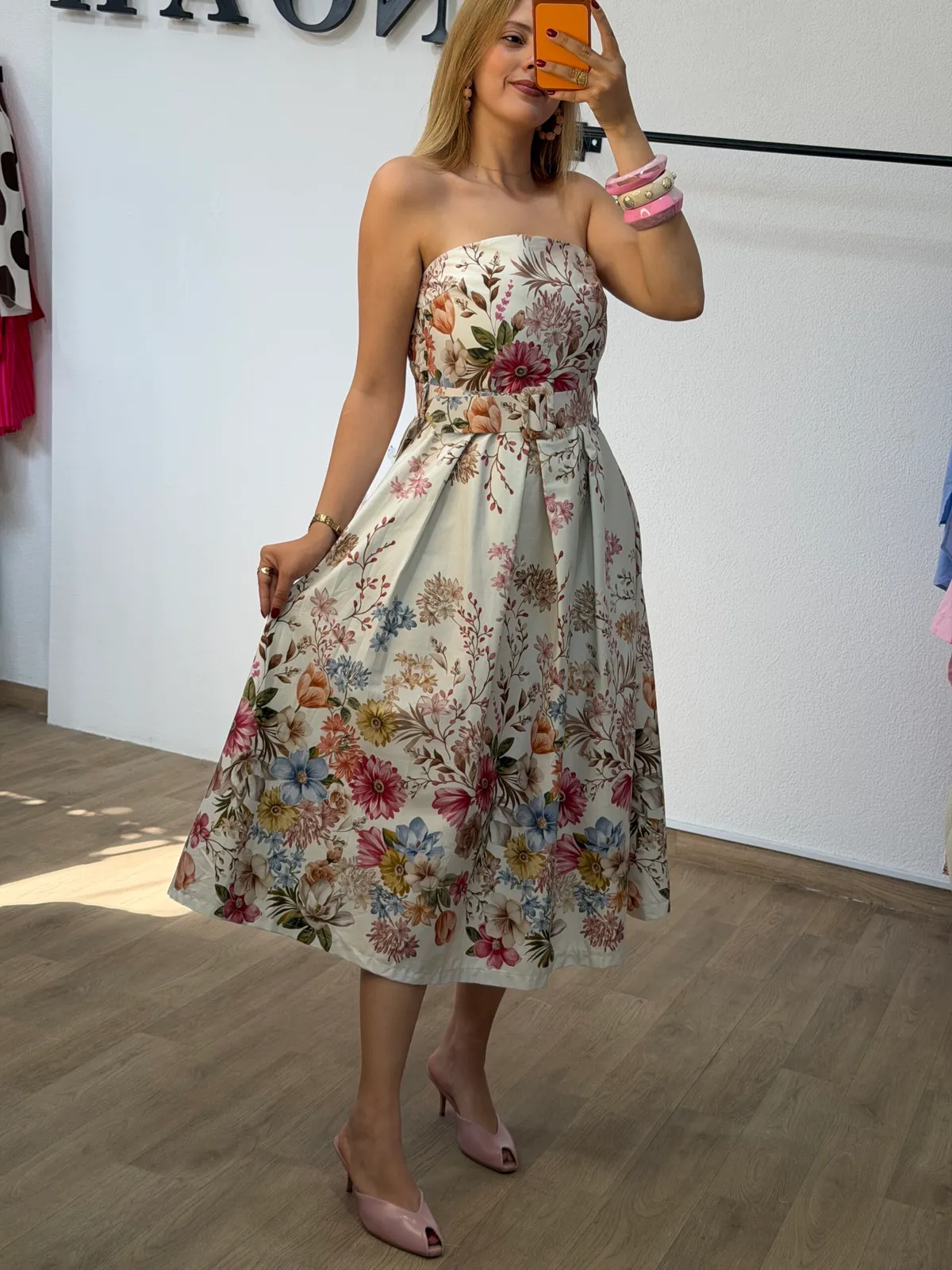 Robe Florale Bustier