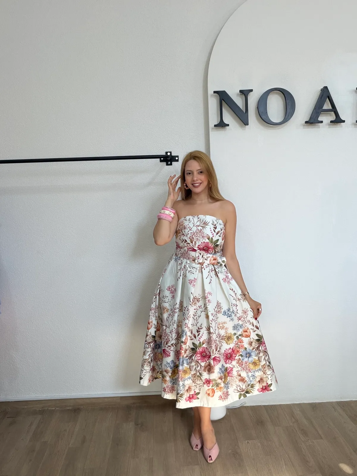 Robe Florale Bustier