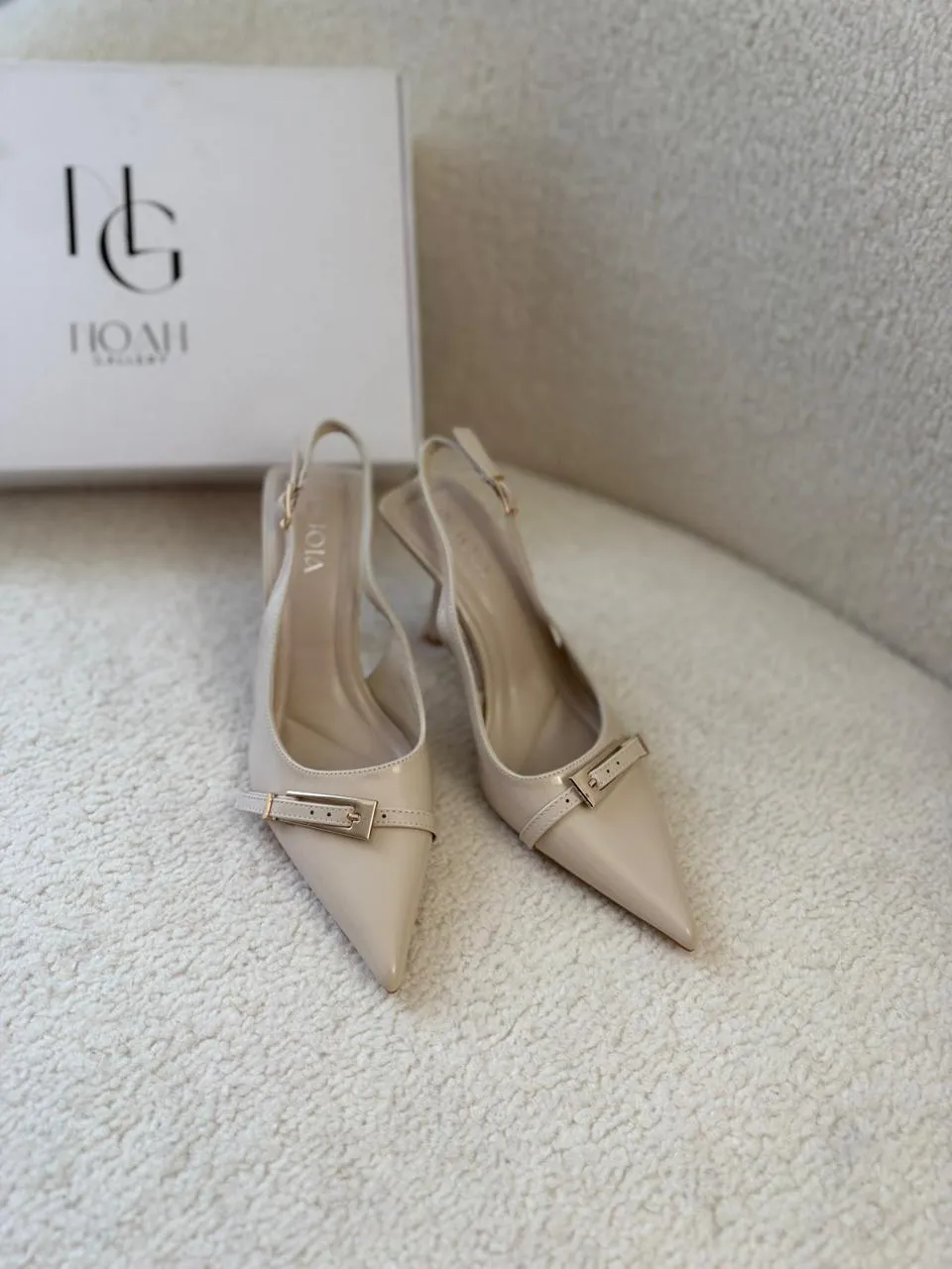 Escarpin Luna Gold