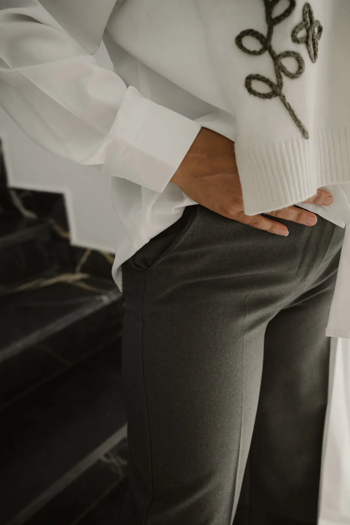 Pantalon Gris