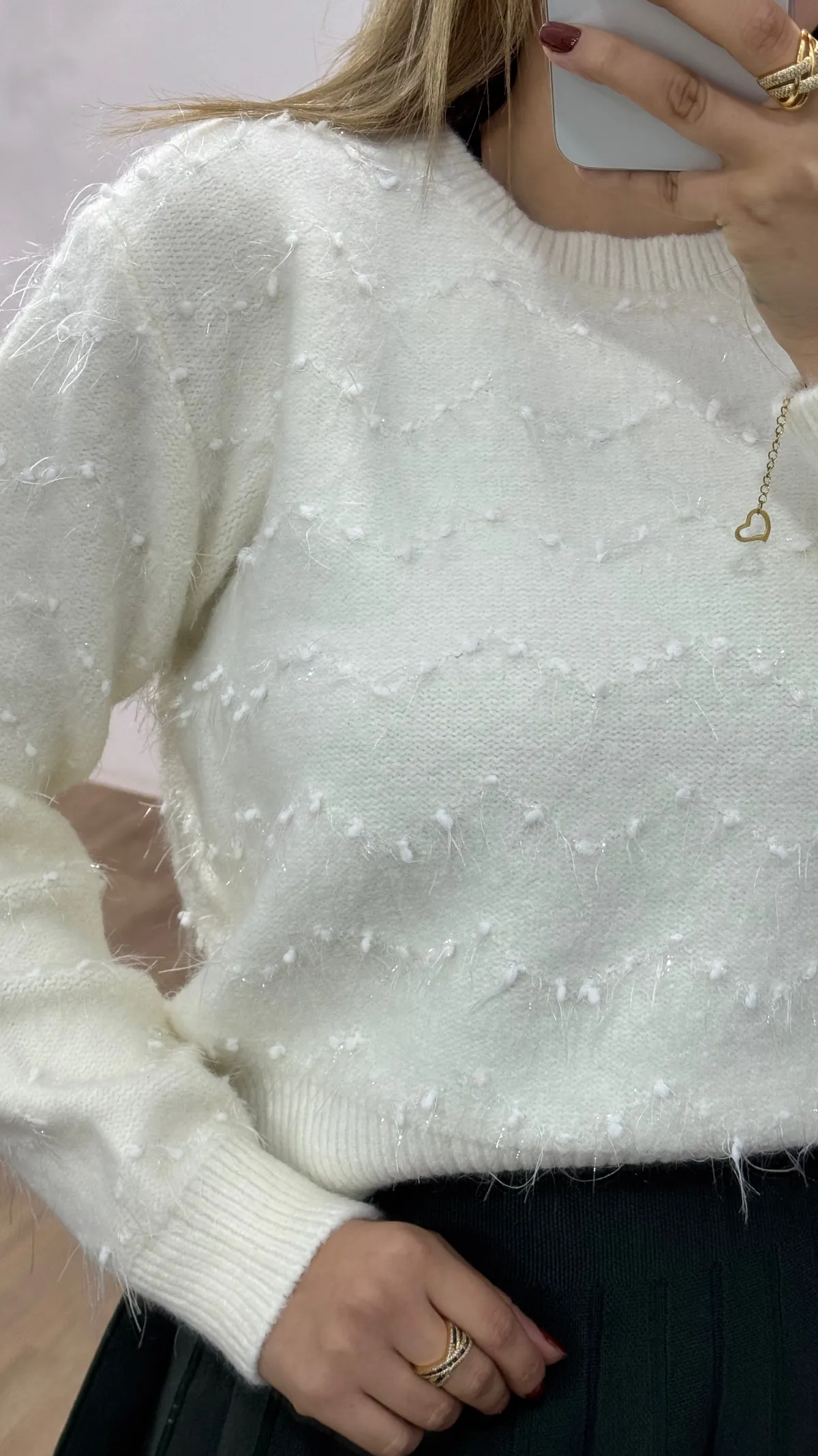 Pull Blanc Neige