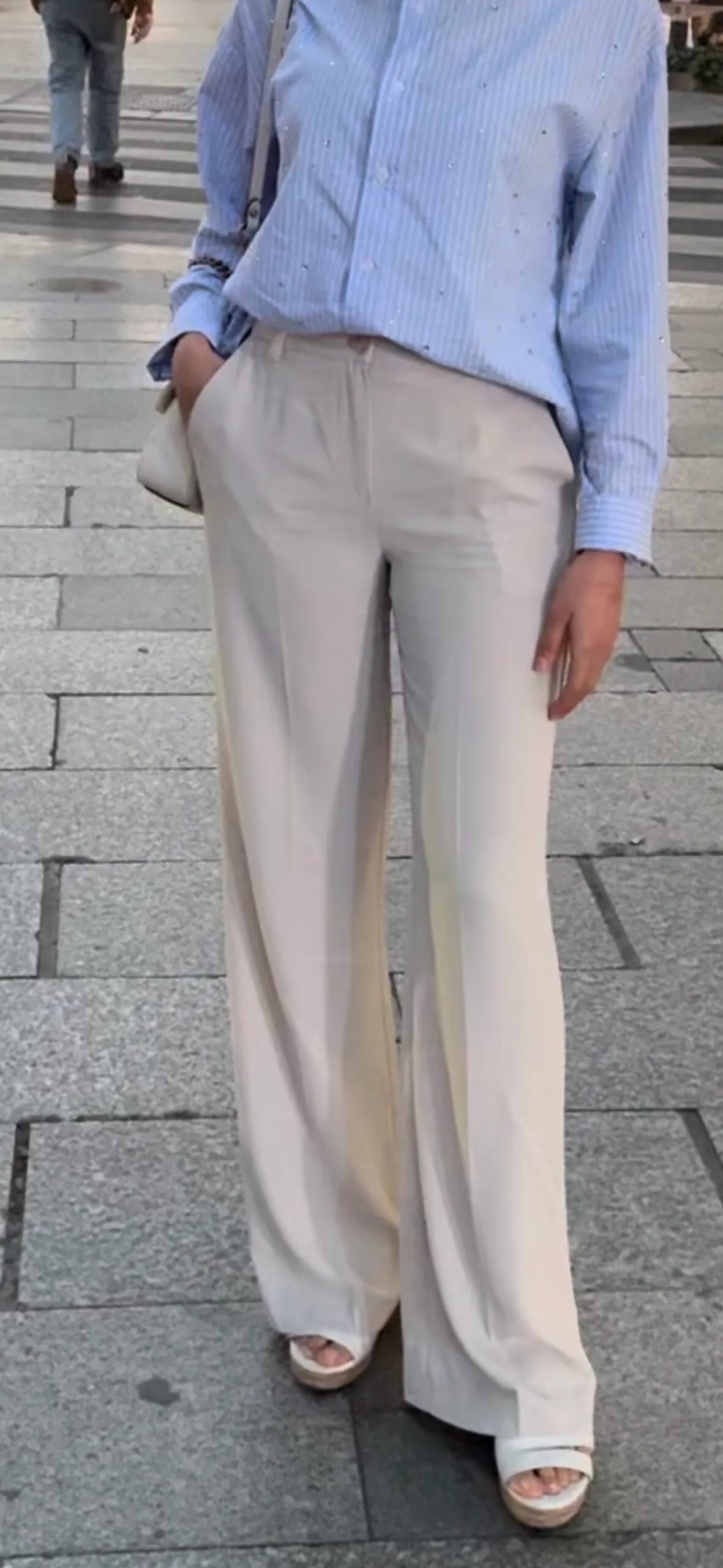 Pantalon Beige