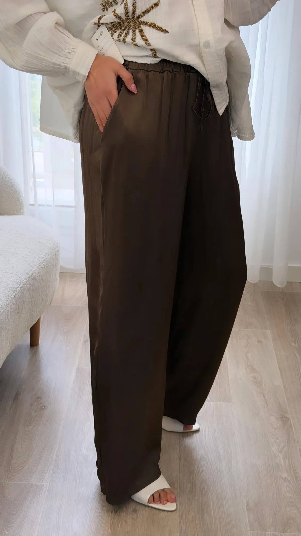 Pantalon Évasion Chocolat