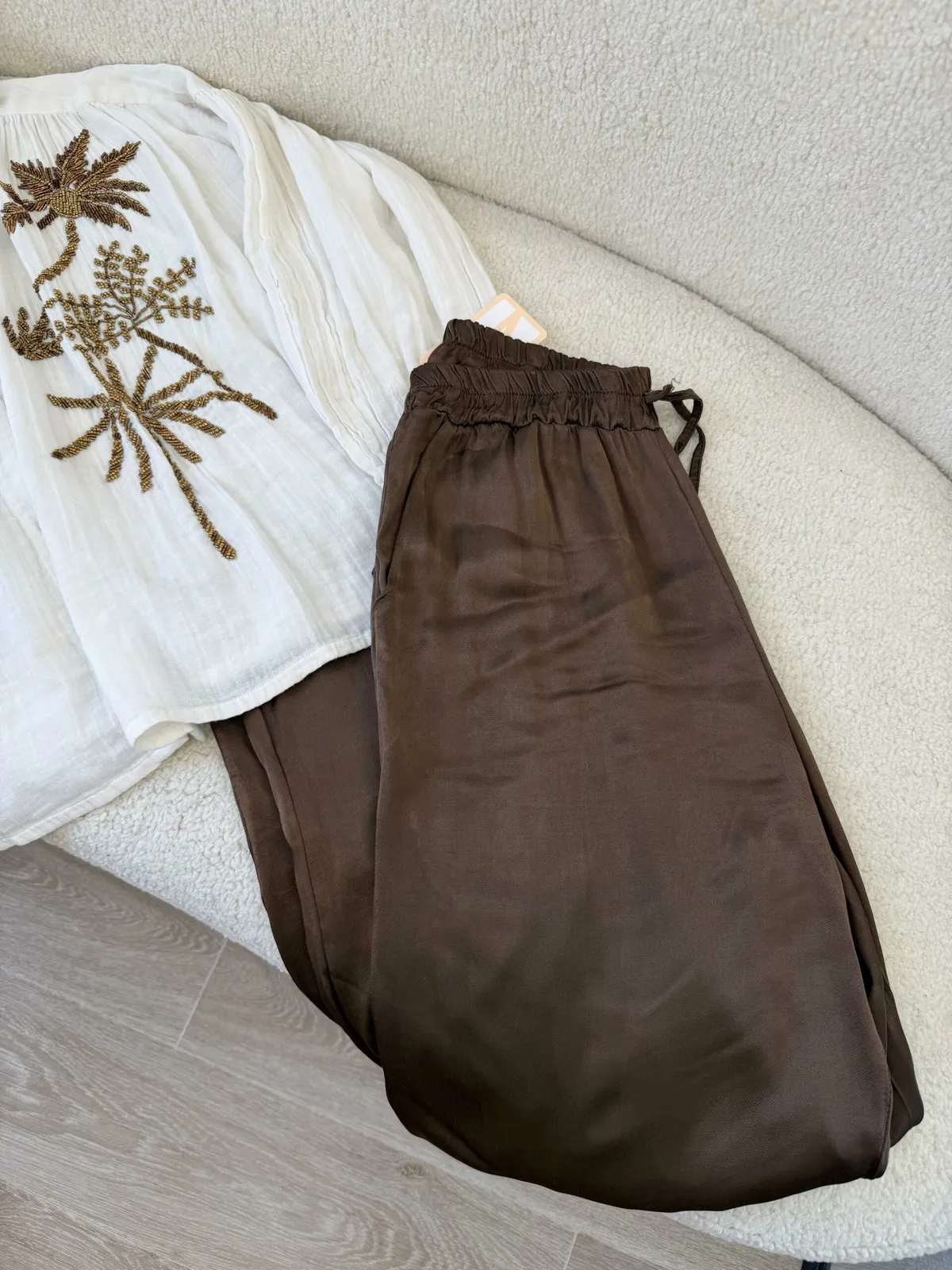 Pantalon Évasion Chocolat