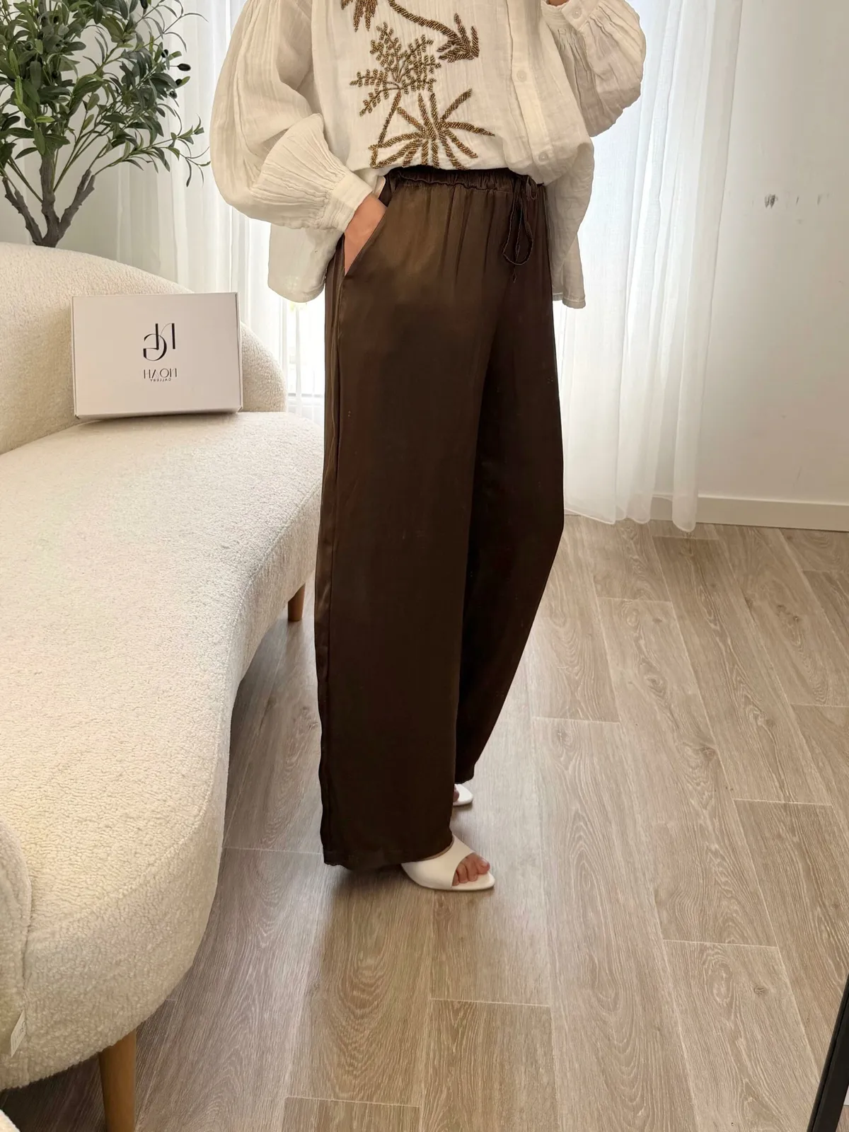 Pantalon Évasion Chocolat