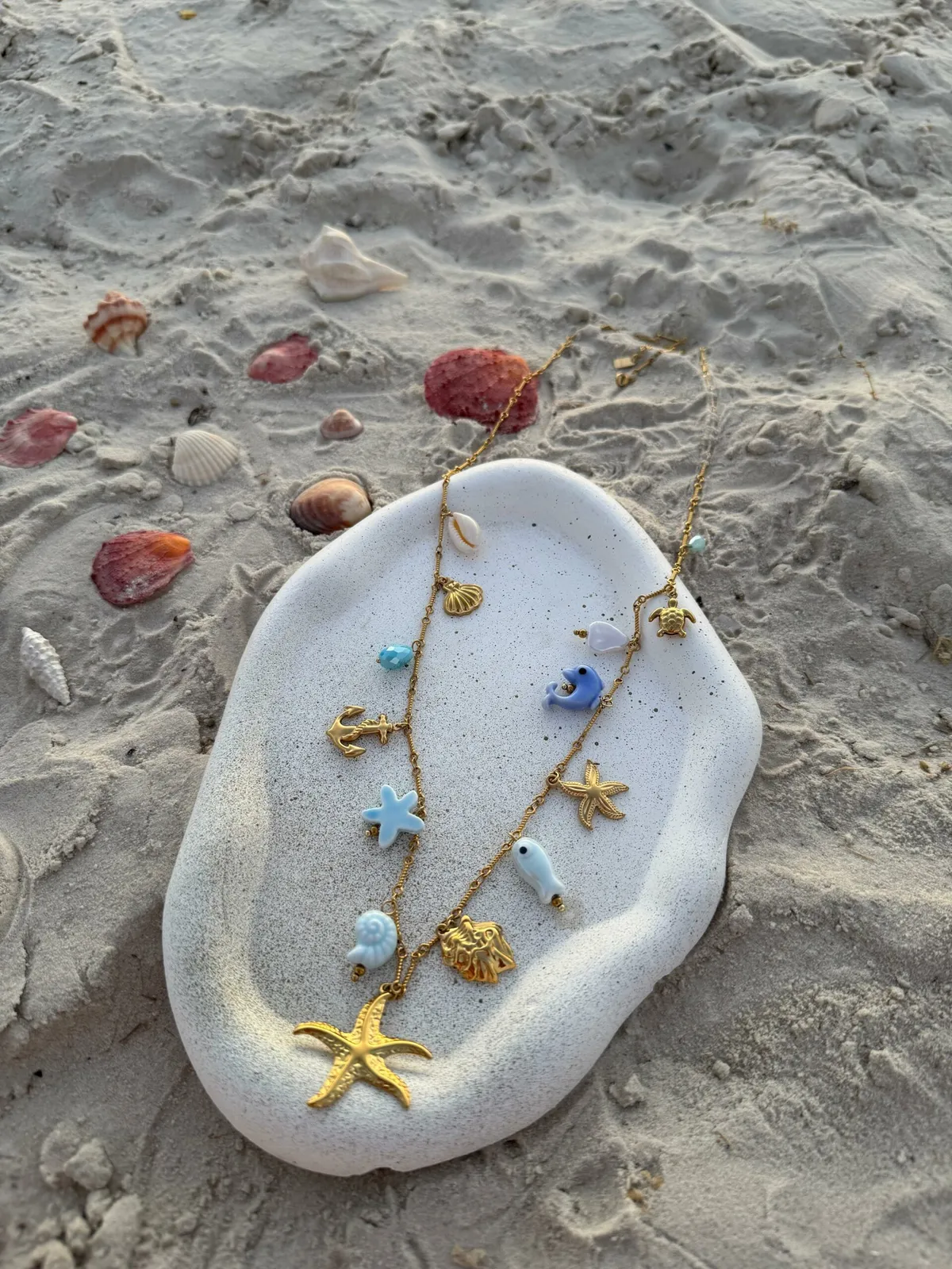 Collier Bleu Azur