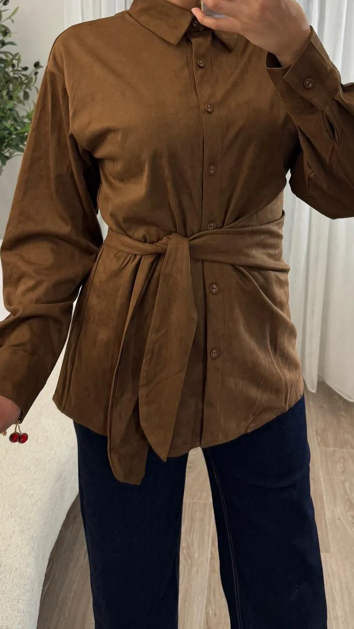 Chemise Daim Élégance