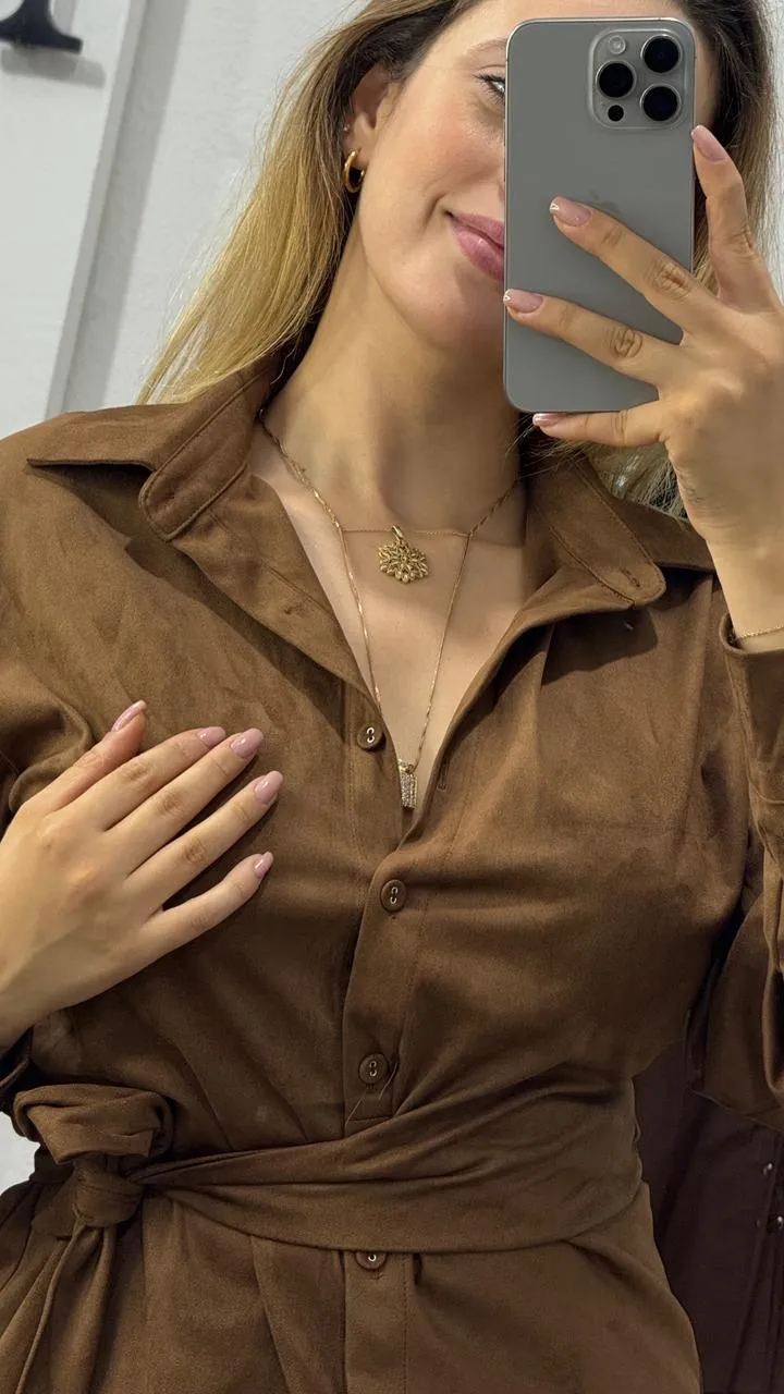 Chemise Daim Élégance