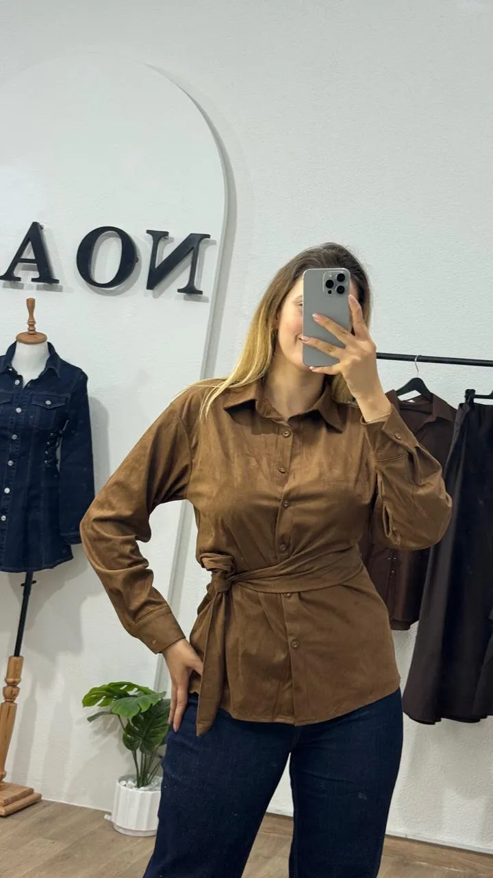 Chemise Daim Élégance