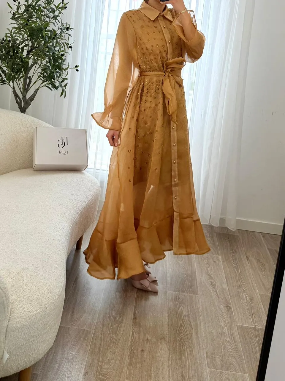 Robe Sable Élégant