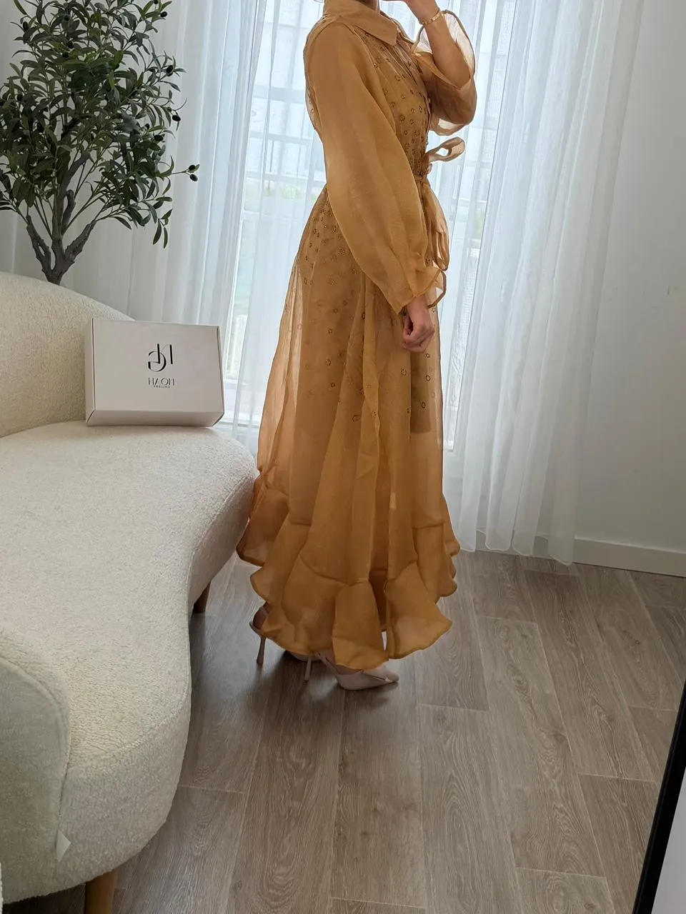 Robe Sable Élégant