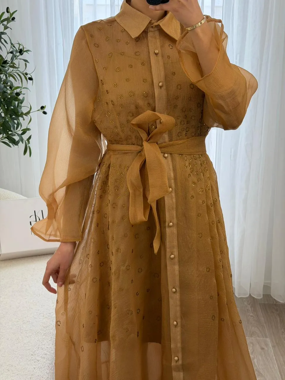 Robe Sable Élégant
