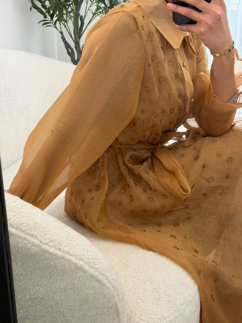 Robe Sable Élégant