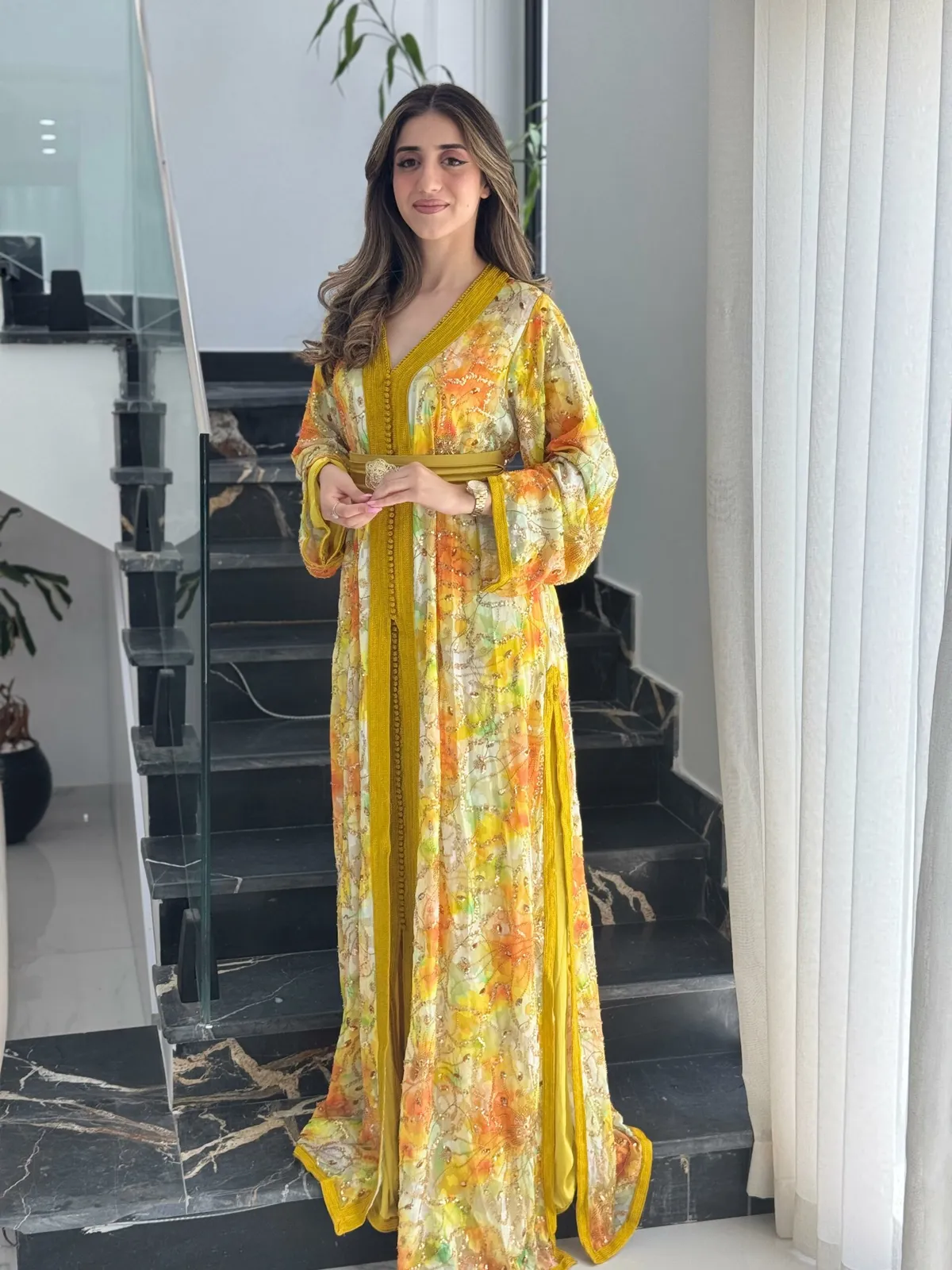 Caftan Fleur de Soleil