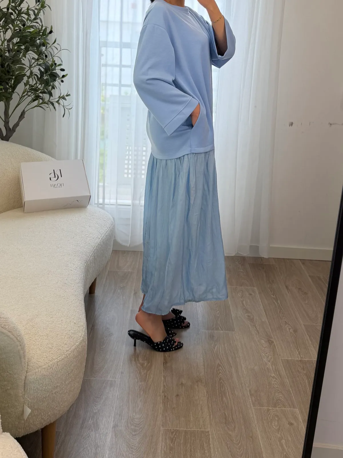Robe Lina Manches Longues