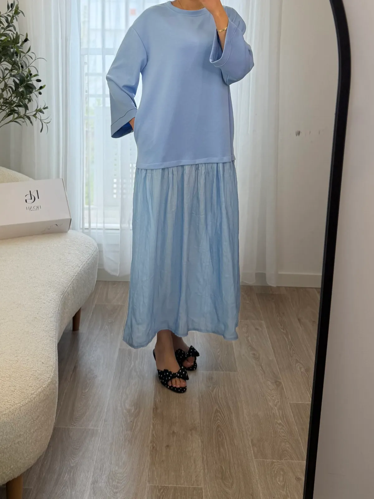 Robe Lina Manches Longues