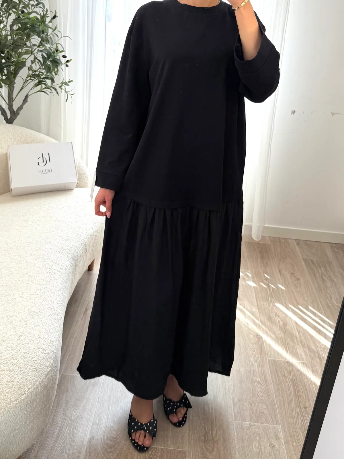 Robe Lina Manches Longues