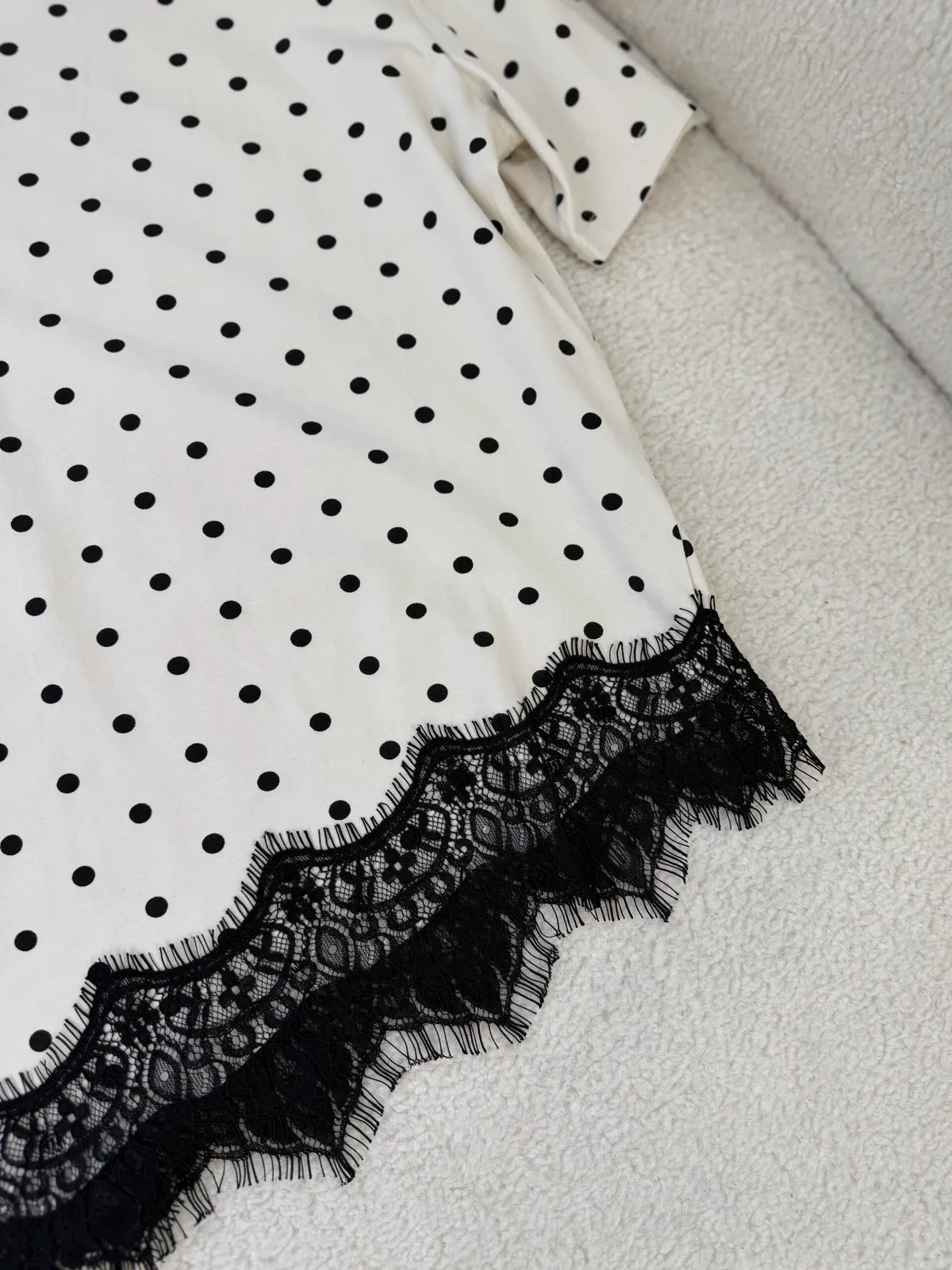 Top Pois Dentelle