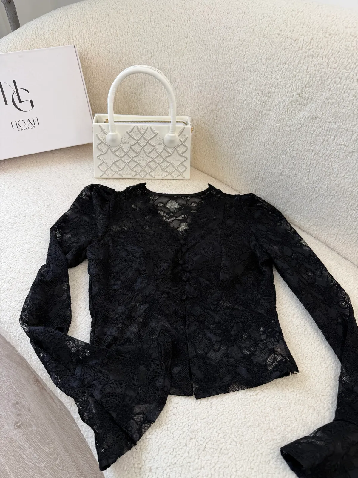 Chemise Noir Dentelle