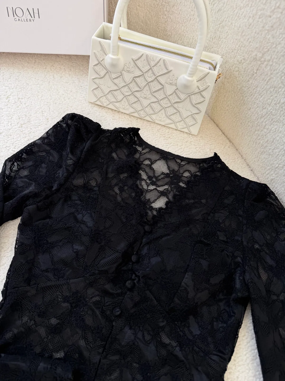 Chemise Noir Dentelle