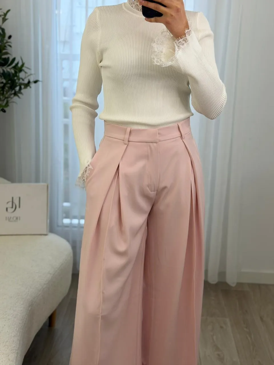 Pantalon Rose Blush Chic