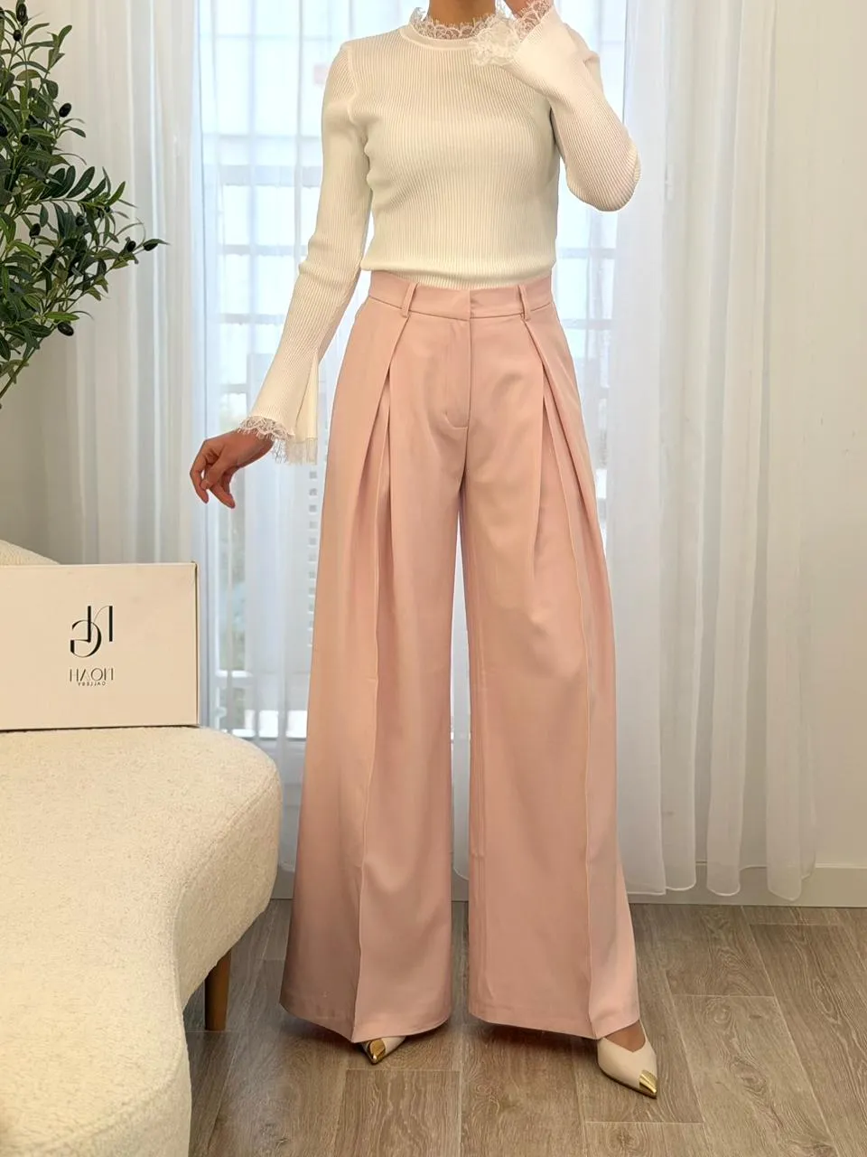 Pantalon Rose Blush Chic