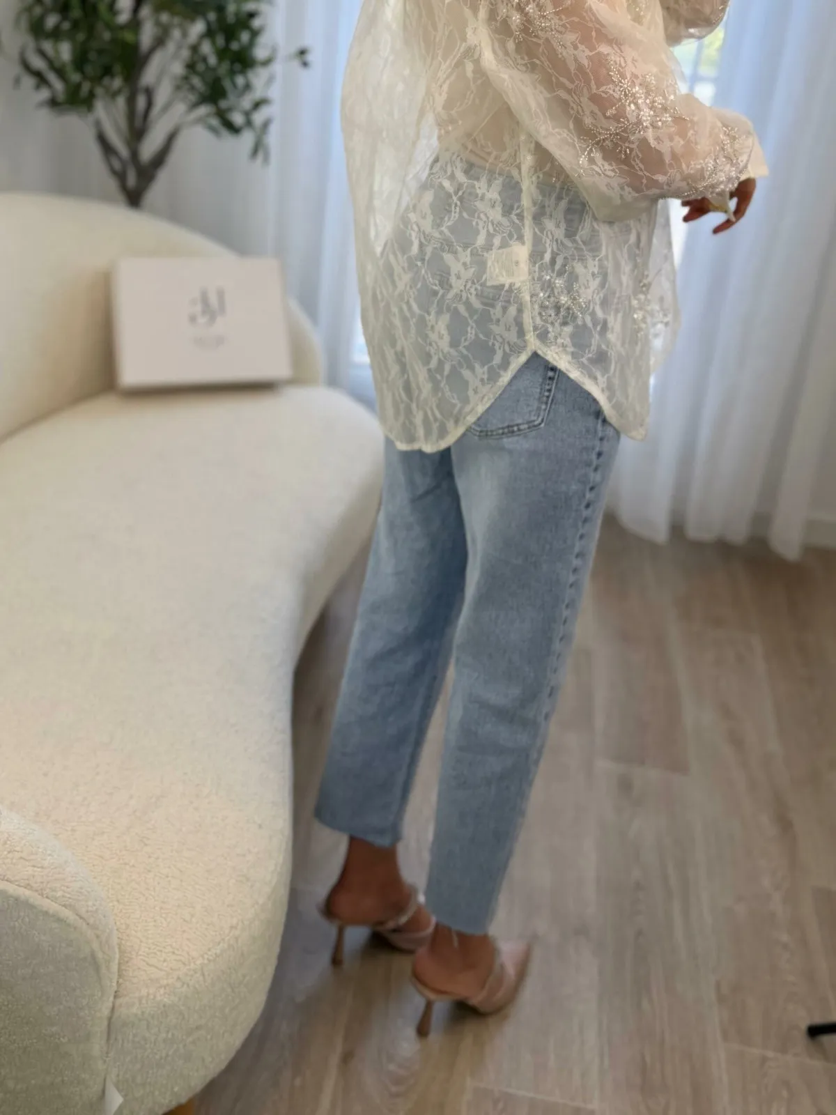 Chemise White Glam