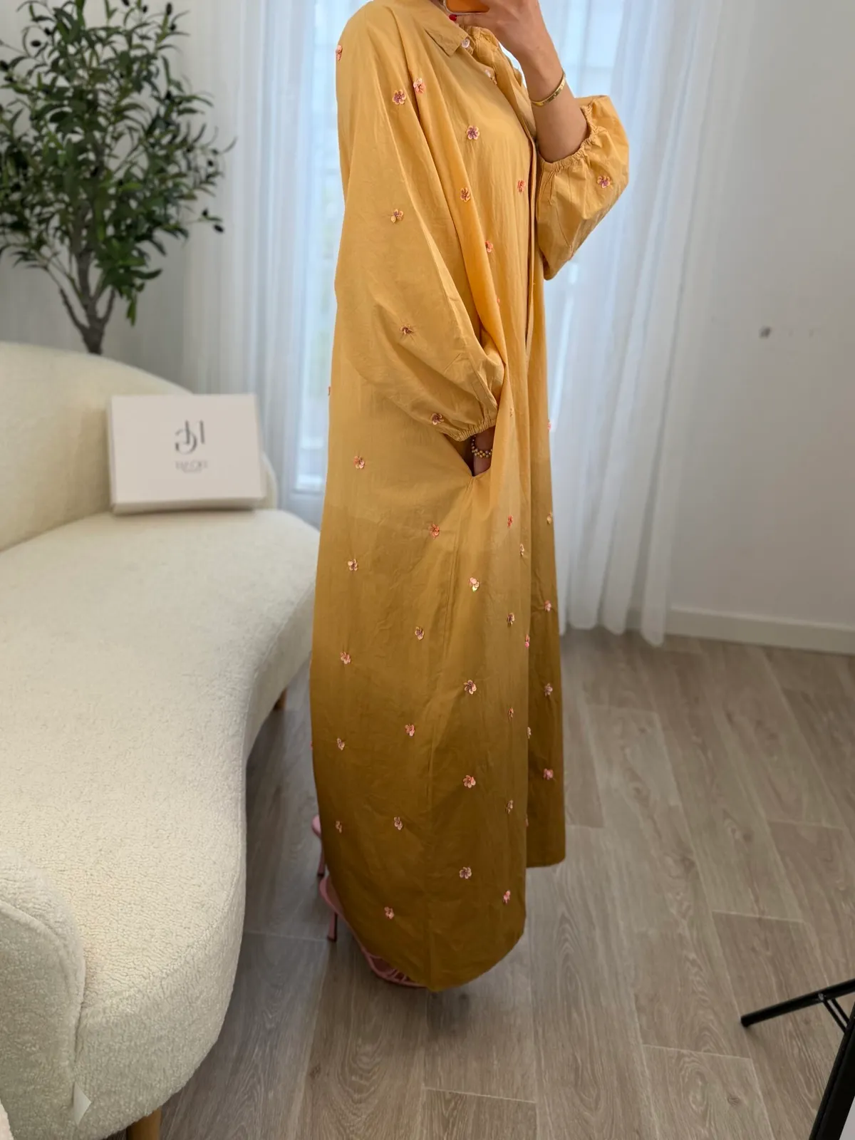 Robe Fleurie Miel