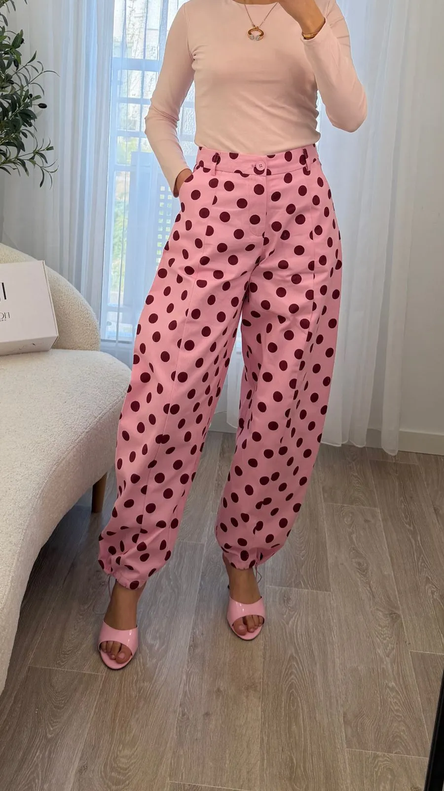 Pantalon Pink Dots