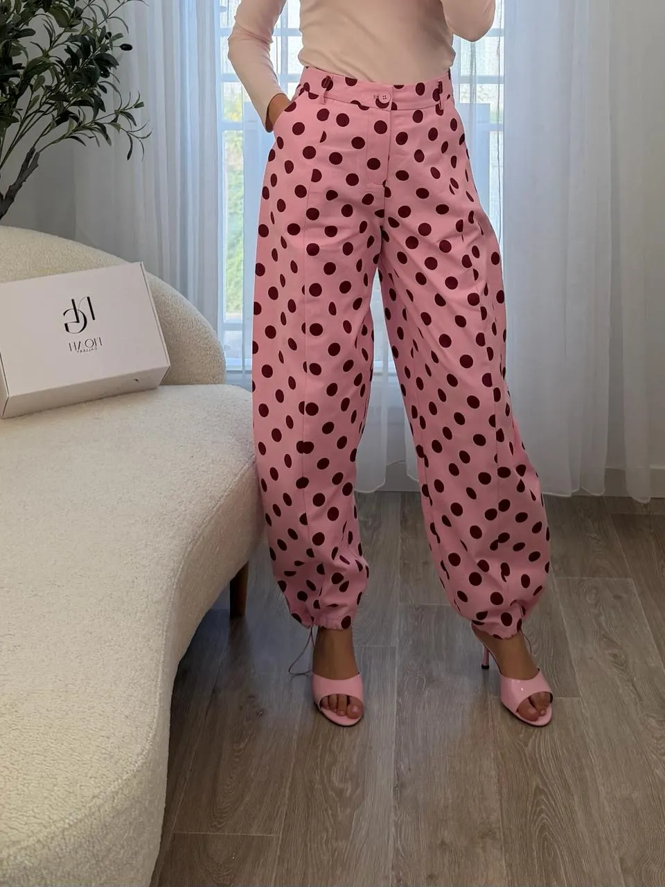 Pantalon Pink Dots