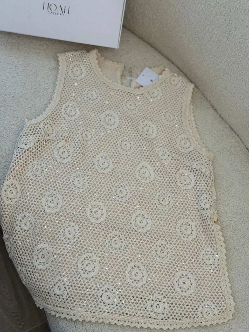 Top Crochet Bohème
