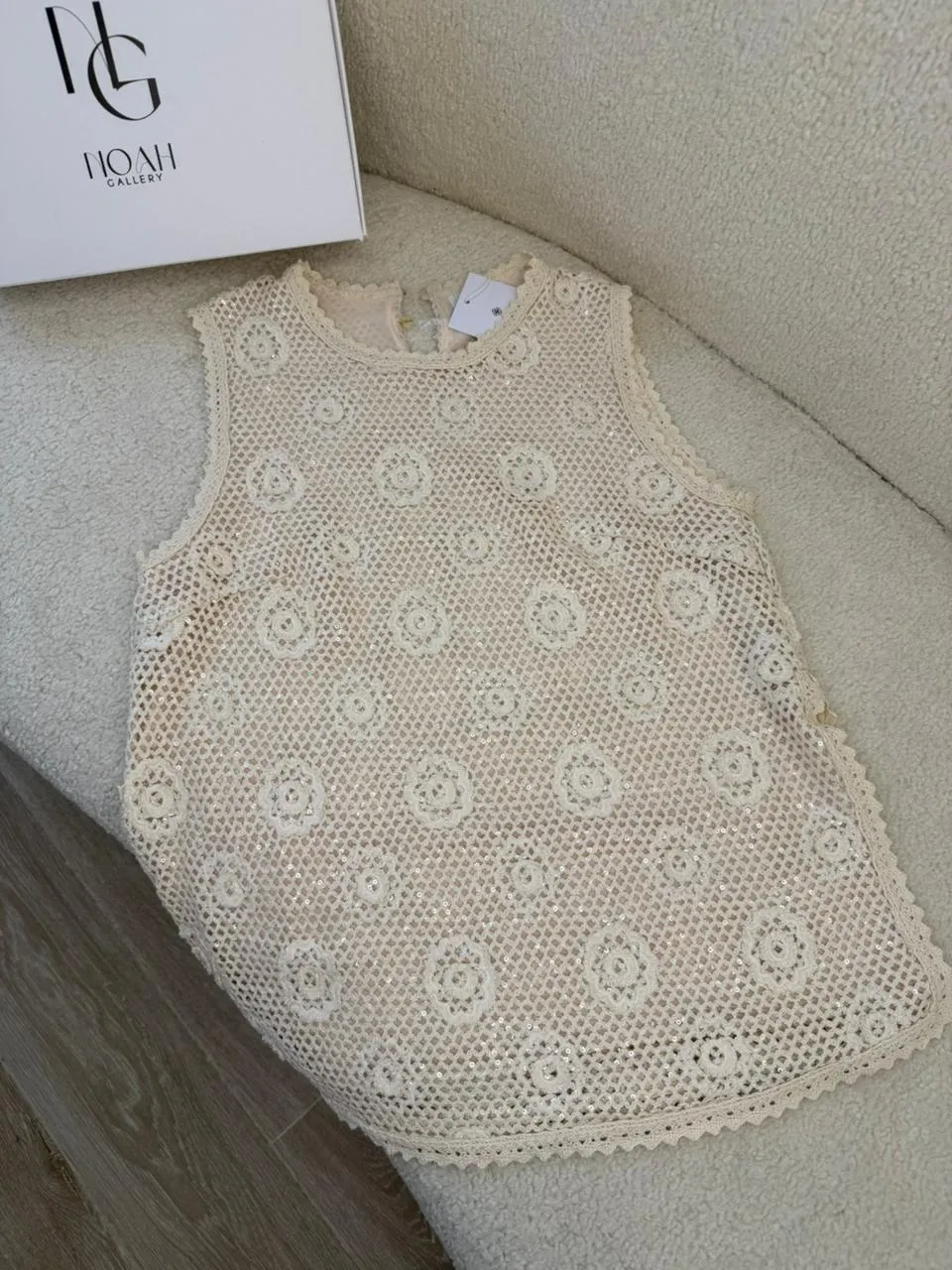 Top Crochet Bohème