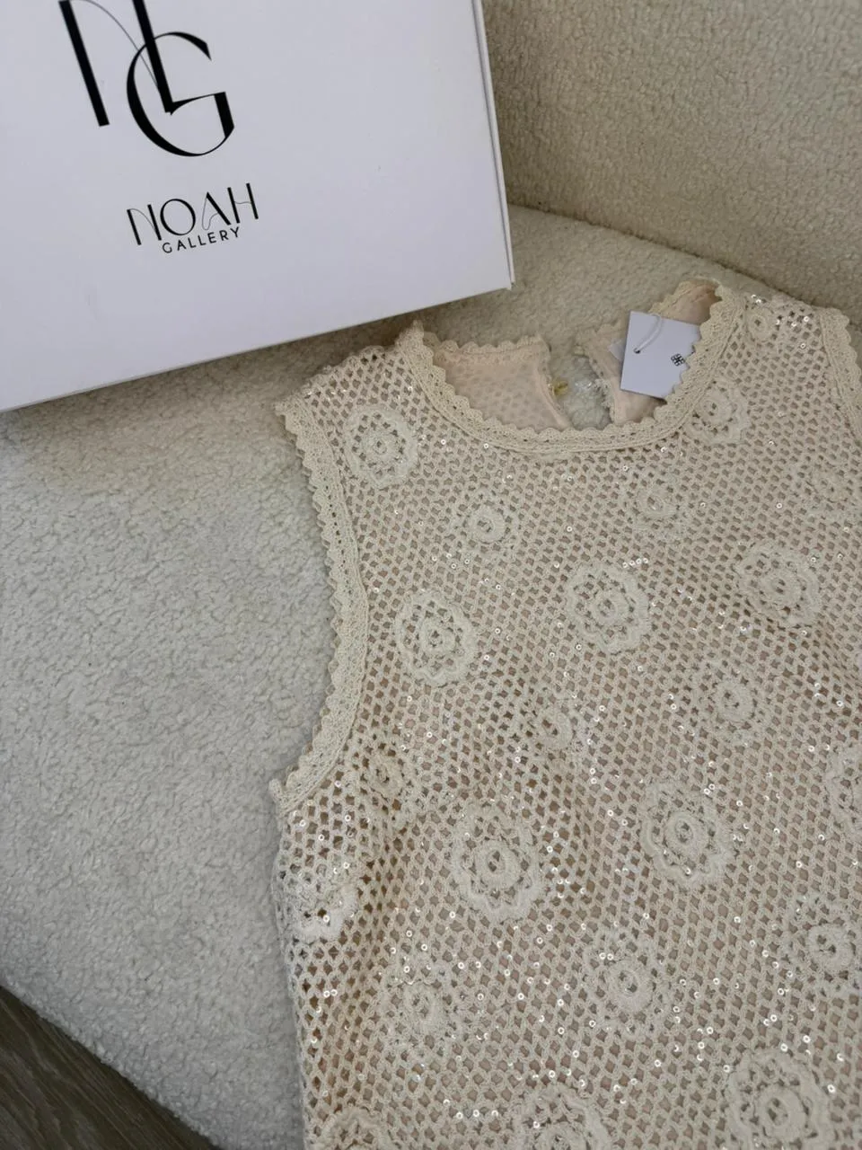 Top Crochet Bohème