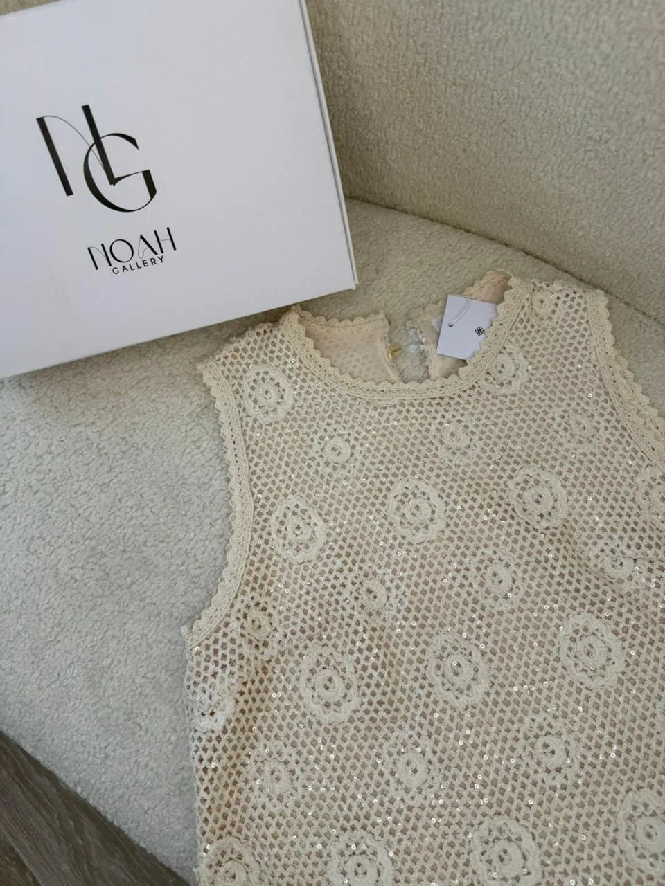 Top Crochet Bohème