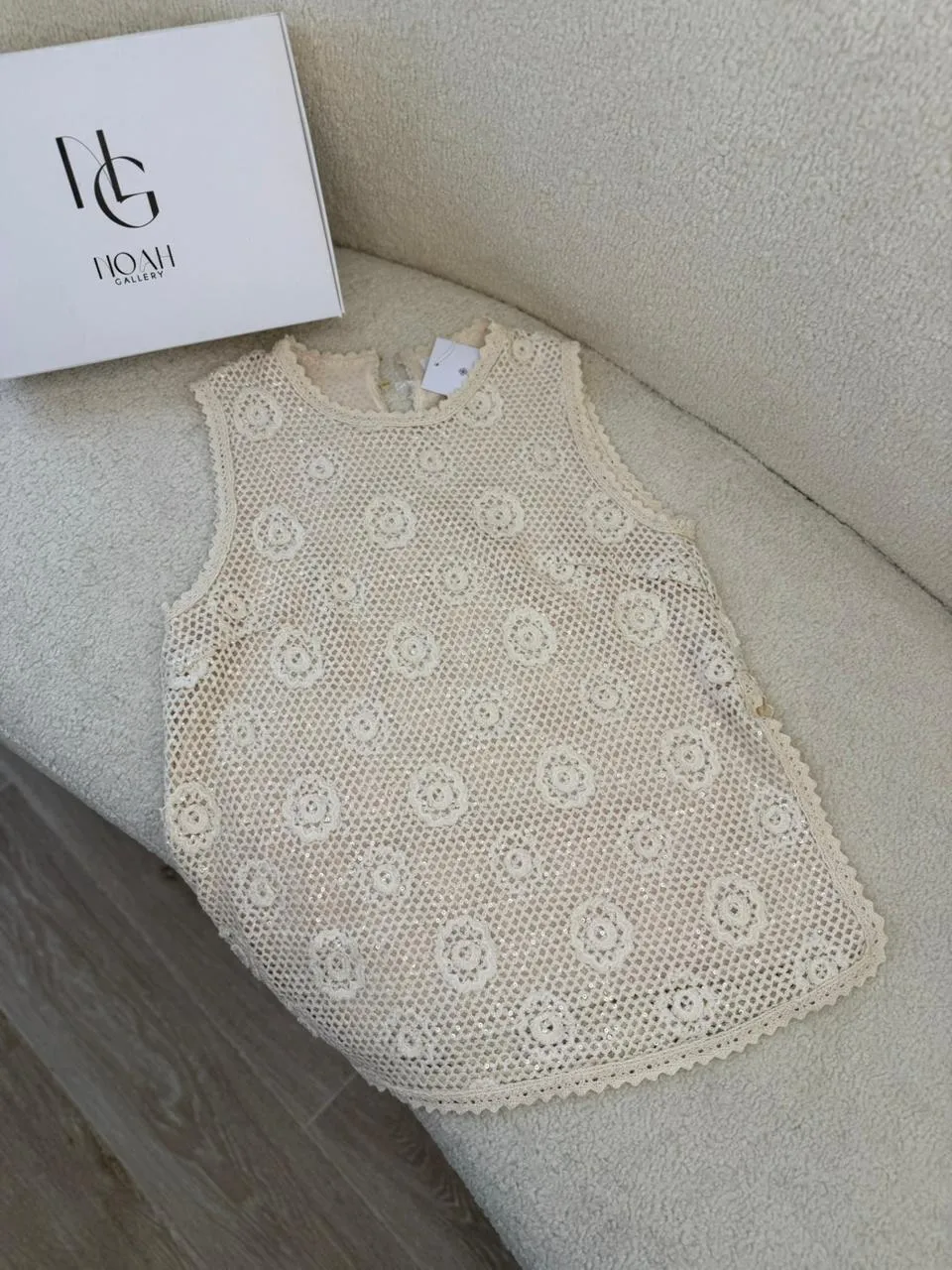 Top Crochet Bohème