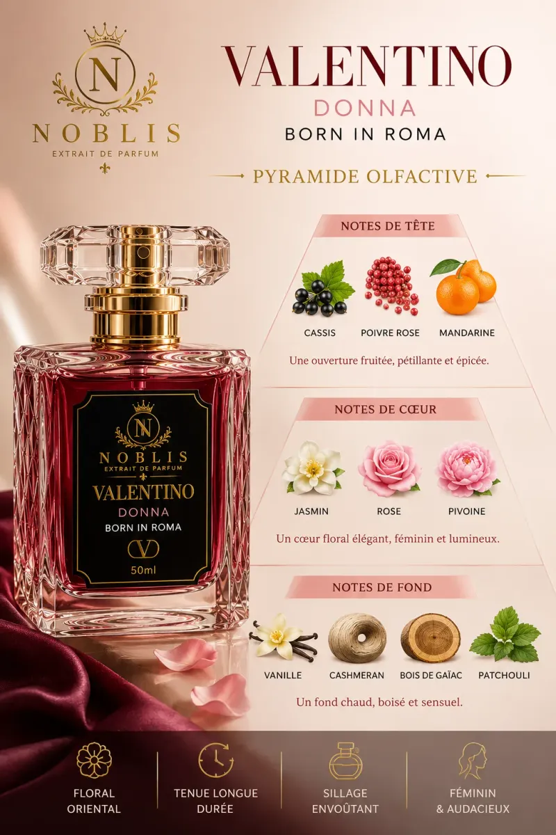 Valentino Donna Born in Roma – Parfum Inspiré de Valentino | 50 ml