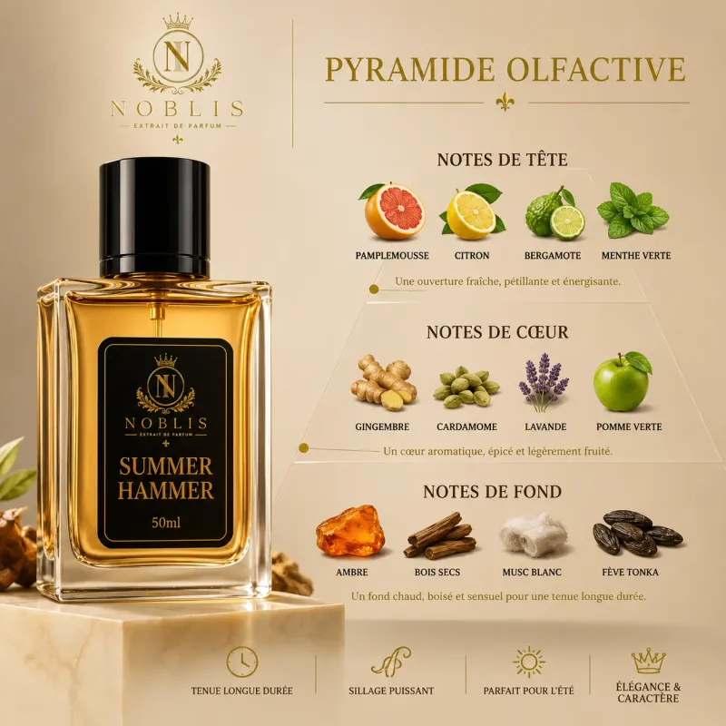 Summer Hammer – Parfum Inspiré de Lorenzo Pazzaglia | 50 ml