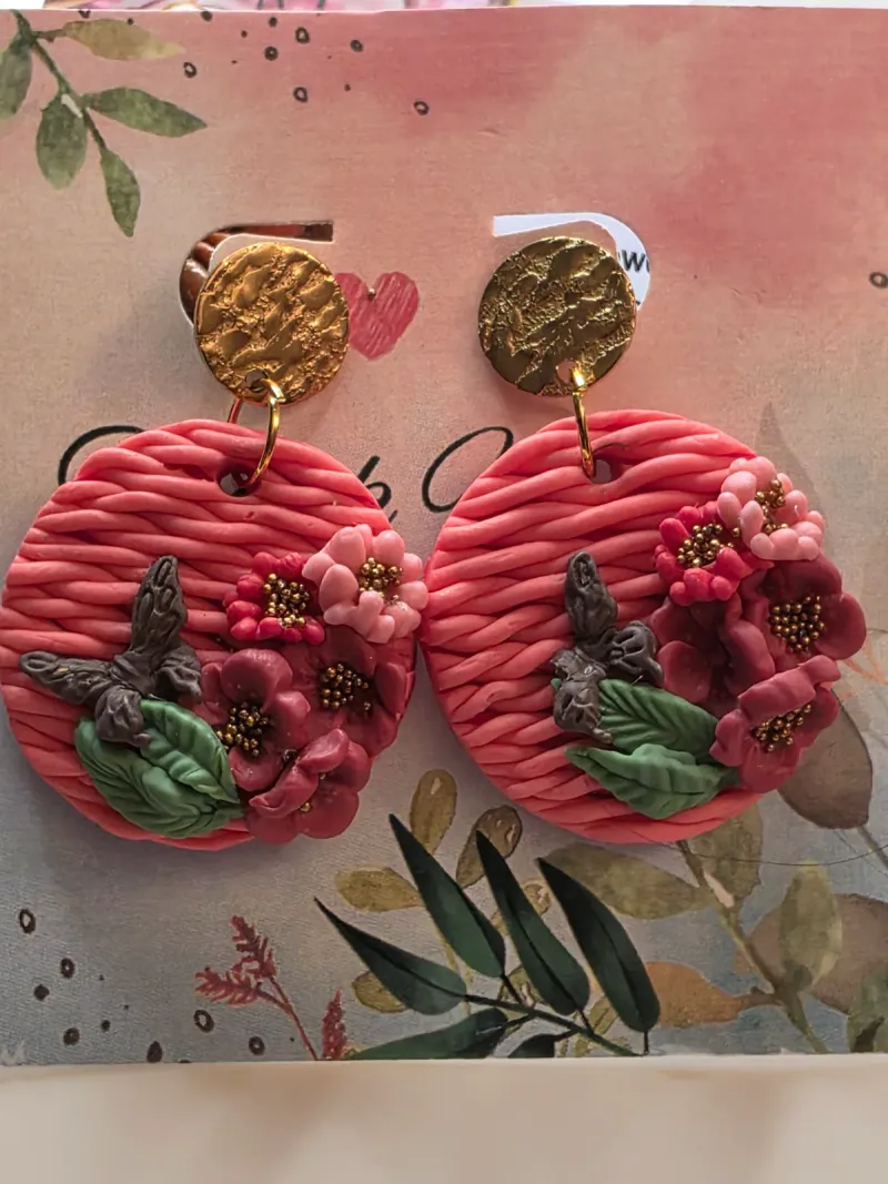 Boucle  d'oreille fais mains