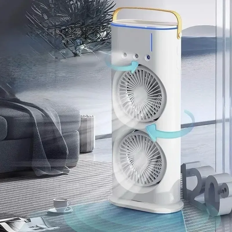 Ventilateur Portable À Double Extrémité Avec Refroidisseur