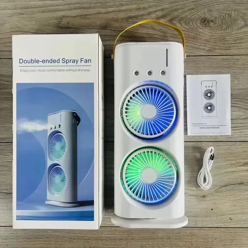 Ventilateur Portable À Double Extrémité Avec Refroidisseur