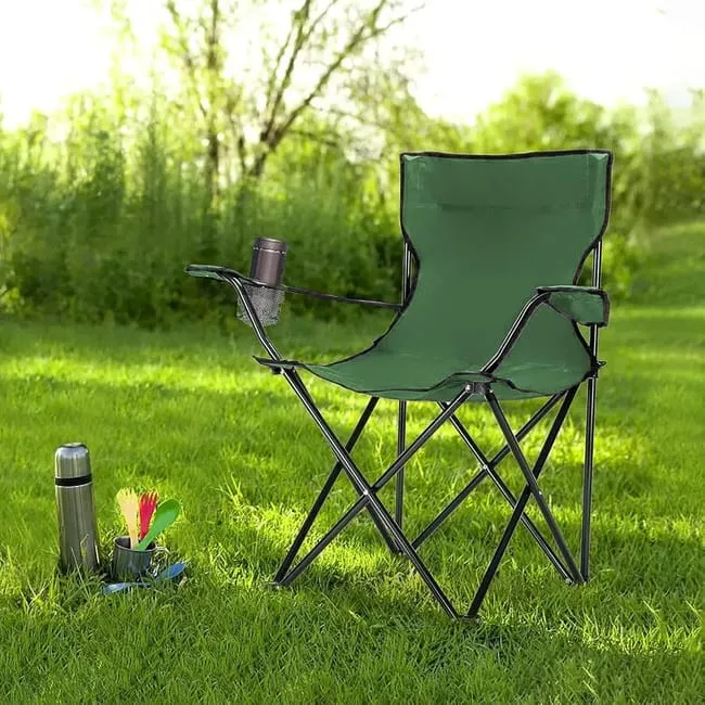 Chaise De Jardin Pliable Vert Militaire