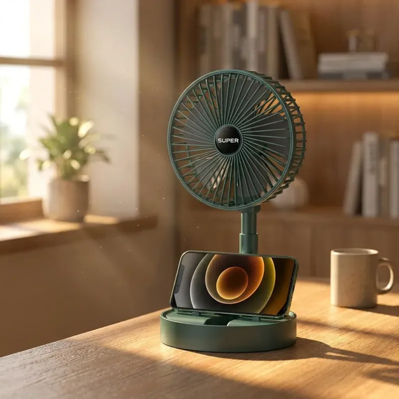 ventilateur pliable rechargeable