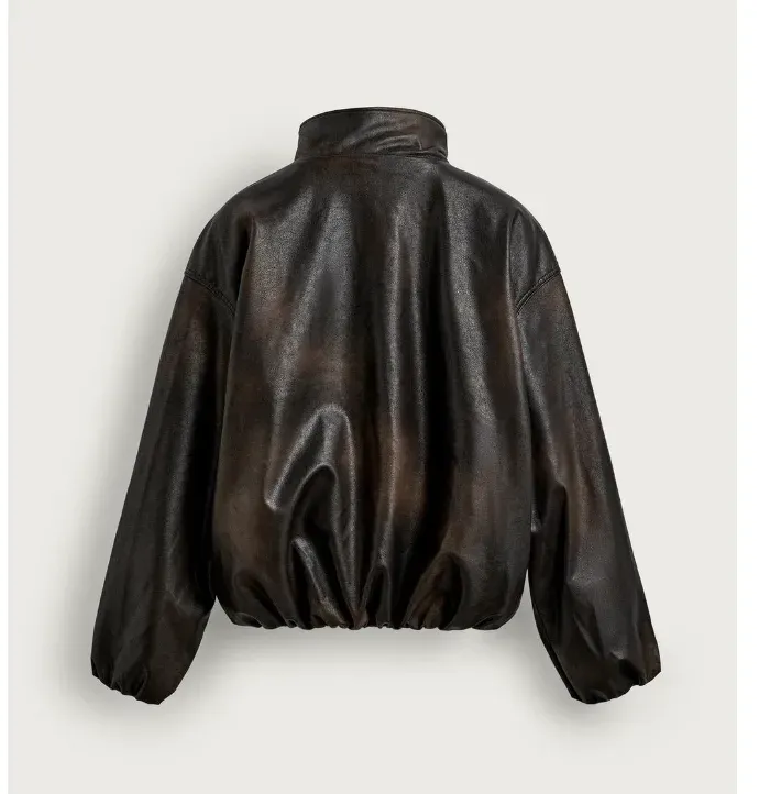 vest cuir zara