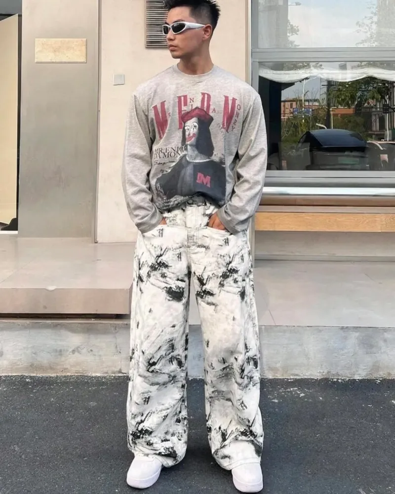 SUPER BAGGY WHITE TAILLE M